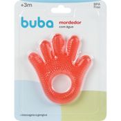 Mordedor De Mãozinha Com Água Vermelho Livre Bpa 5224 Buba