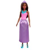 Boneca Barbie Dreamtopia Princesa Negra Básica Hgr00 Mattel