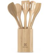 Jogo De Utensílios De Bambu Para Cozinha Electrolux - 6peças