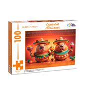 Quebra-Cabeça 100 Peças - Capivaras Mexicanas - Pais & Filhos