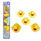 Brinquedo Infantil Patinho de Banho 5 Peças