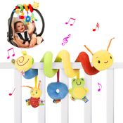 Brinquedo Mobile Chocalho Centopéia Carrinho Berço Multifuncional Pelúcia