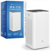 Purificador de Ar Automático com Filtro HEPA H13, Área 232 m2, 110v, MEDIFY AIR MA 112 W1, Branco