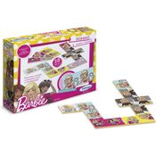 Jogo de Dominó Barbie Xalingo 28 peças em Madeira