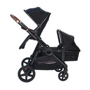 Carrinho de Bebê com Berço Venice Child para Recém Nascido, Preto