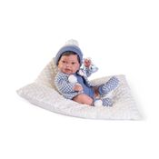 Bebê Reborn BONECA ANTONIO JUAN Menino Com Cama Corpo 100% Vinil F1768