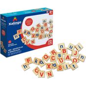 Jogo Infantil ABC Maiúsculas E Minúsculas Com 72 peças Xalingo