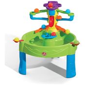 Mesa Infantil de Atividades Sensoriais de Água e Areia, Inclui 15 Acessórios de Brinquedos, Perfeita para Crianças de 1,5+ Anos, Step2, Verde e Azul