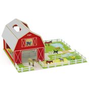 Brinquedo Fazendinha Infantil Celeiro Em Madeira Junges 550