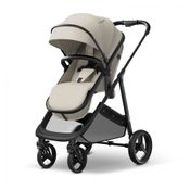 Carrinho de Bebê 2 em 1 Mompush Wiz com Assento Reversível, Cáqui