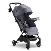 Carrinho de Bebê para Passeio Dobrável Ultracompacto com Assento Reclinável, Porta Copos, Bolsa de Viagem e Capa de Chuva, Mompush Lithe V2, Cinza