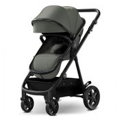 Carrinho de Bebê para Passeio 2 em 1 com Modo Berço, Compatível com Assento de Carro Infantil, Mompush, Verde Escuro