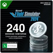 Gift Card Digital - Microsoft C2C Microsoft Flight Simulator 2024 - 240 Simverse Coins BR - R$395,95