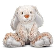 Pelúcia Coelho 22 cm de Altura com Design Realista para Crianças Acima de 3 Anos, Melissa & Doug