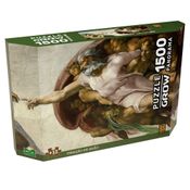 Puzzle 1500 Peças Panorama Criação de Adão - Grow