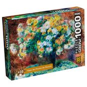 Puzzle 1000 Peças Mini Vaso de Flores de Renoir - Grow