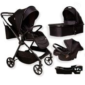 CARRINHO DE BEBE MOISES TS MAGNIFIC 5 EM 1 FULL BLACK - SAFETY 1ST