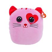 Pelúcia Ty Squishy Beanies Gato Flirt 22cm – Super colorido, macio e divertido! Ideal para o quarto, decorar e presentear com carinho