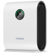 Purificador de Ar para Ambientes até 230m² com Filtro H13 HEPA, Modo Automático, Temporizador e Visor LED PM2.5, 110V, MOOKA KJ217, Branco