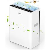 Purificador de Ar para Ambientes até 160m² com Filtro H13 HEPA, Esponja, Temporizador, Capa de Filtro Lavável e Função de Aromaterapia, 110V, VEWIOR,