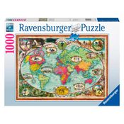 Puzzle 1000 peças Passeio Pelo Mundo - Importado - RavensburgerPuzzle 1000 p Puzzle 1000 peças Passeio Pelo Mundo - Importado - Ravensburger