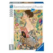 Puzzle 1000 peças Klimt - A Dama com Leque - Importado - Ravensburger