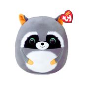 Pelúcia Ty Squishy Beanies Sneaky Guaxinim 22cm – Fofura, qualidade e diversão com selo Inmetro, ideal para presentear e colecionar com segurança!