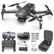 Drone e Acessórios para Adultos de 3 Eixos Gimbal com Câmera 4K, Transmissão de Vídeo até 3 km, Retorno Automático, Função Seguir, Holy Stone HS720R,