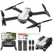 Drone e Acessórios para Adultos e Crianças com Câmera HD 1080P, Fluxo Óptico, Controle de Voz, Selfie por Gestos e 2 Baterias, Holy Stone HS280D,