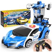 Mini Carro de Controle Remoto Britik, RC, Transformação com um Toque, Drift de 360º, Escala 1:18, Presente para Crianças de 4 a 6 Anos, Meninos.