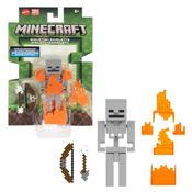 Figura Skeleton Minecraft 10cm c/ Acessorios - Mattel  GTP08