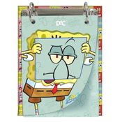 CADERNO ARGOLADO MINI BOB ESPONJA 5050DAC