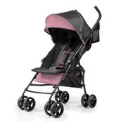Carrinho de Bebê Leve Summer by Ingenuity 3D Mini - Rosa - Reclinável, com Capota Solar e Design Compacto