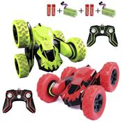 Mini Carro de Controle Remoto Haktoys com Acrobacias 360° e Tração 4x4 - Diversão para Crianças, Meninos, Adultos e Até Dois Pilotos