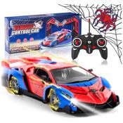 Carro de Controle Remoto Spider Cars Toys com Luzes, Ideal para Crianças de 4 a 8 Anos, Presente de Aniversário para Meninos e Meninas,Sunhorse