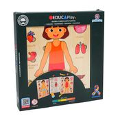 Educa Play - Quebra-Cabeça Corpo Humano - Menina Bdm49 - Polibrinq