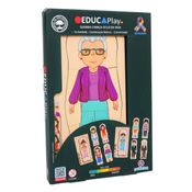 Educa Play - Quebra-Cabeça Ciclo da Vida 5 em 1 - Mulher Bdm51 - Polibrinq