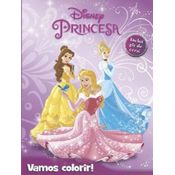 Livro Disney - Vamos Colorir - Princesas Disney