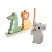 Brinquedo para Bebês - Animais Empilháveis ??de Madeira - Fisher-Price