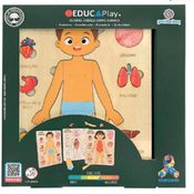Educaplay Quebra-Cabeça Corpo Humano - Polibrinq