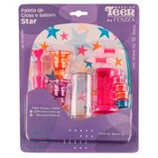 Maquiagem Infantil Paleta De Gloss E Batom Star Fenzza