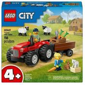 Lego City 60461 Trator de Fazenda Vermelho Trailer e Ovelhas