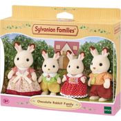 Sylvanian Families - 5655 Família dos Coelhos Chocolate, Cor: Multicolor