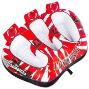 Boia Rebocável Aquática para 2 Pessoas, ZOOMBROS, Vermelho