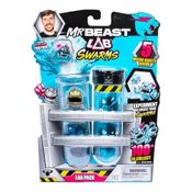Tubo de Ensaio C/ 5 Mini Bonecos Swarms MrBeast Lab Sortidos 4738