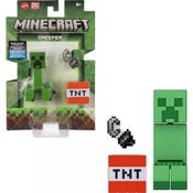Boneco Articulado Minecraft Vanilla Creeper 8cm - Mattel JCN29