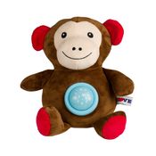 Pelúcia Infantil Macaco Com Luzes E Sons 27Cm Baby