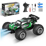 Caminhão de Controle Remoto Todo Terreno, Brinquedo Monstro de 20KMH para Meninos, com Duas Baterias Recarregáveis - AONEPTR