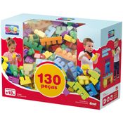 Blocos de Montar Mais Blocos Blocolândia 130 peças Dismat