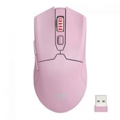 Mouse Gamer Redragon FYZU Pro, Wireless, Bluetooth, 26000 DPI, 6 Botões Programáveis, Rosa